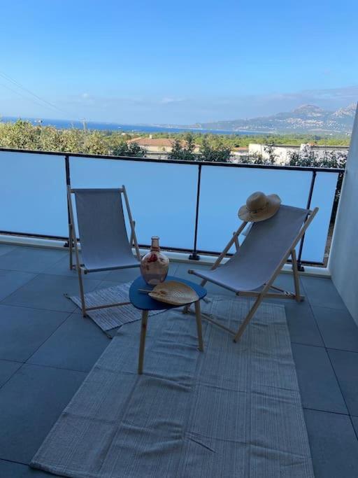 Exceptionnelle Vue Mer Calvi - Piscine - T2 Extérieur photo